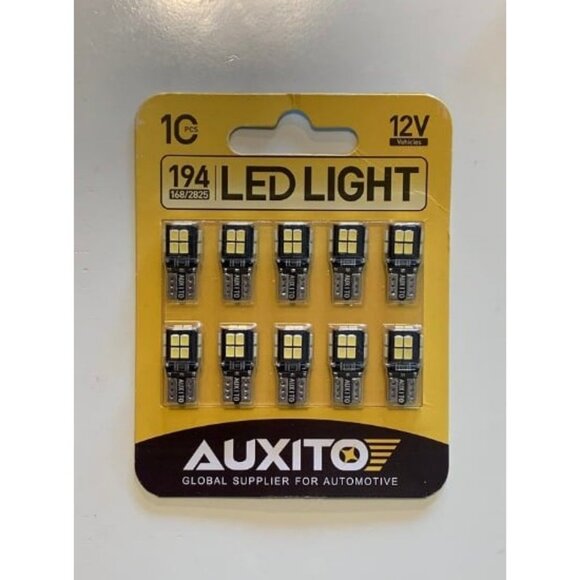 194 LED Bulb 6000K White 168 2825 W5W T10 Wedge 14-SMD Interior Car Bulbs - Picture 1 of 1